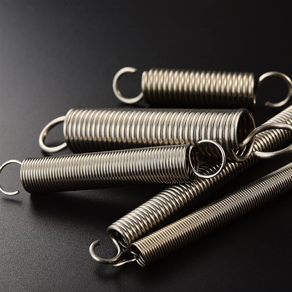 QXCIVR 10Pcs 304 Stainless Steel O-Ring Spiral Tension Spring, Steel Wire Diameter: 0.3/0.4mm Outer Diameter:3-5mm Length:15-120mm(30mm -10Pcs,4MM_0.3MM - Foto 8
