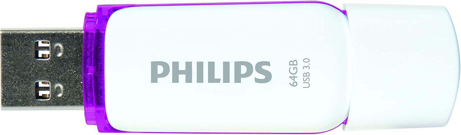 Philips USB 3.0 Flash Drive with cap removed, showing the USB connector