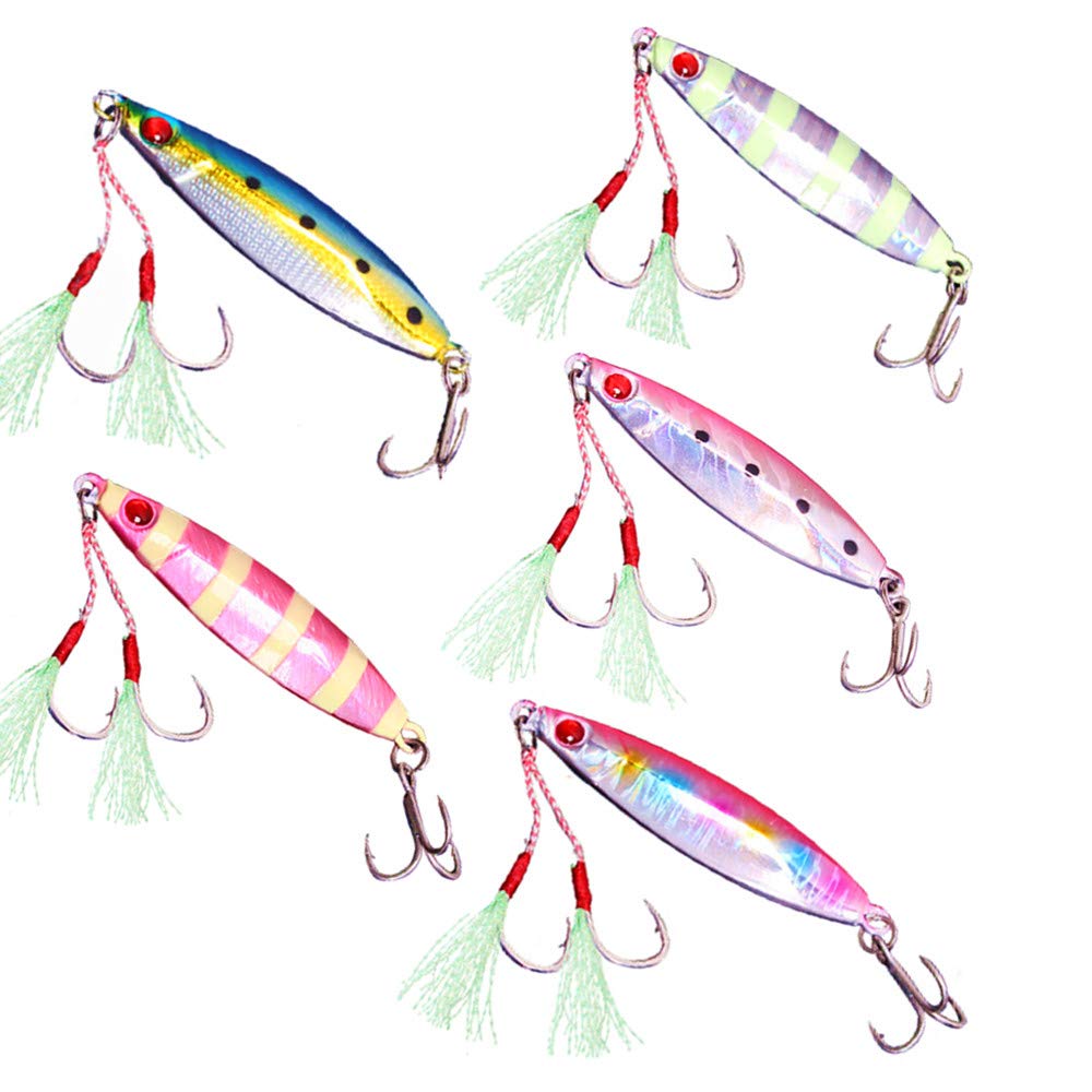 メタルジグとハードルアーセット Amazon.co.jp: Nuguri メタルジグ ルアー 5個セット ジグ ハードルアー