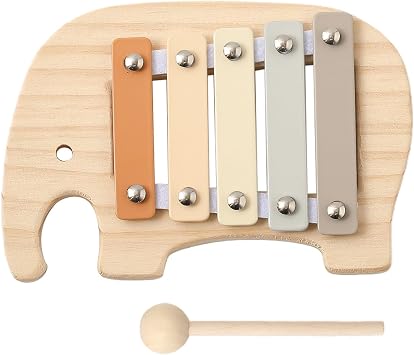 Wood 5 Tones Multicolor Xylophone Wood Musical Instrument Toy Baby Kids Puzzles Early Learning Game Baby Perception