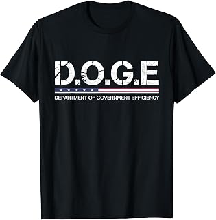 Doge D.O.G.E Department of government efficiency T-Shirt