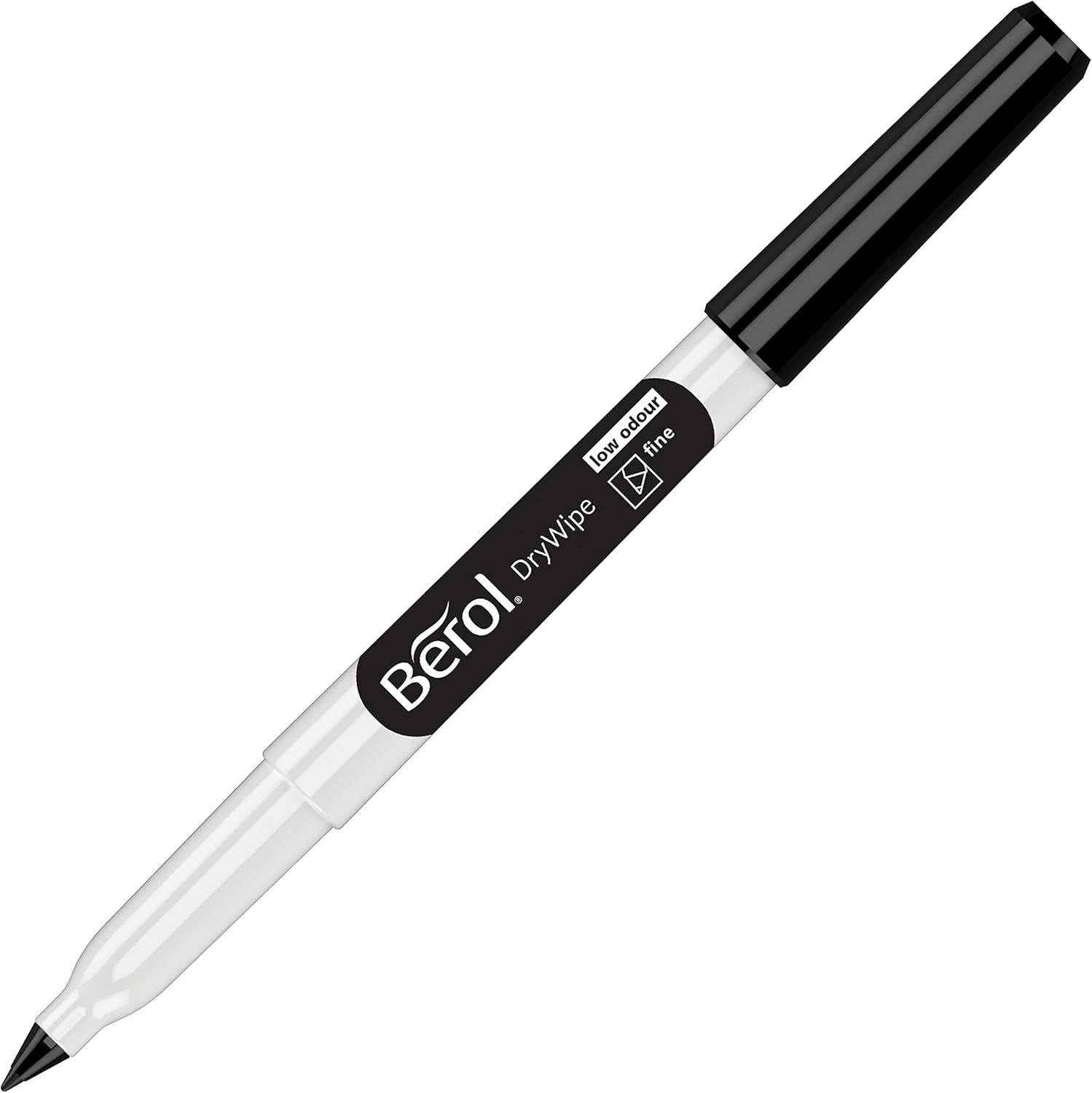 Berol Dry Wipe Fine Tip Whiteboard Pen - Black (Pack of 192)