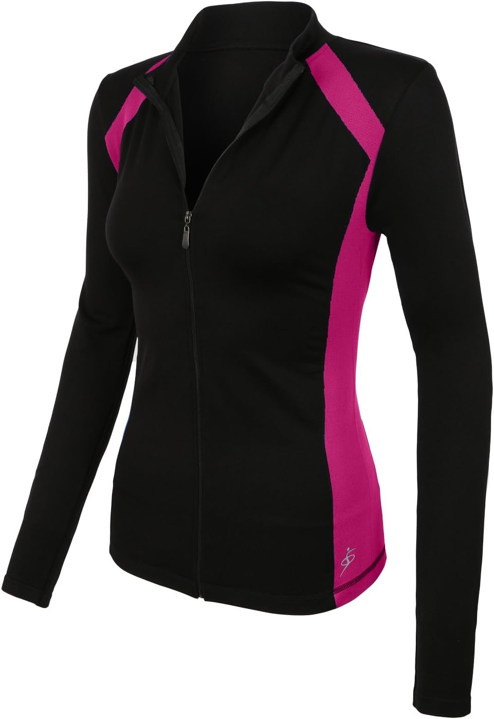 LE3NO Womens Active Zip Up Long Sleeve Mock Neck Workout Sports Running Jacket