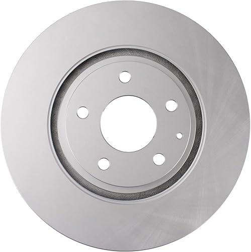 Miniatura 4 de TRQ Juego de rotores de freno delantero compatible con Mazda 6 CX-5 2019-2020 CX-9 2016-2020