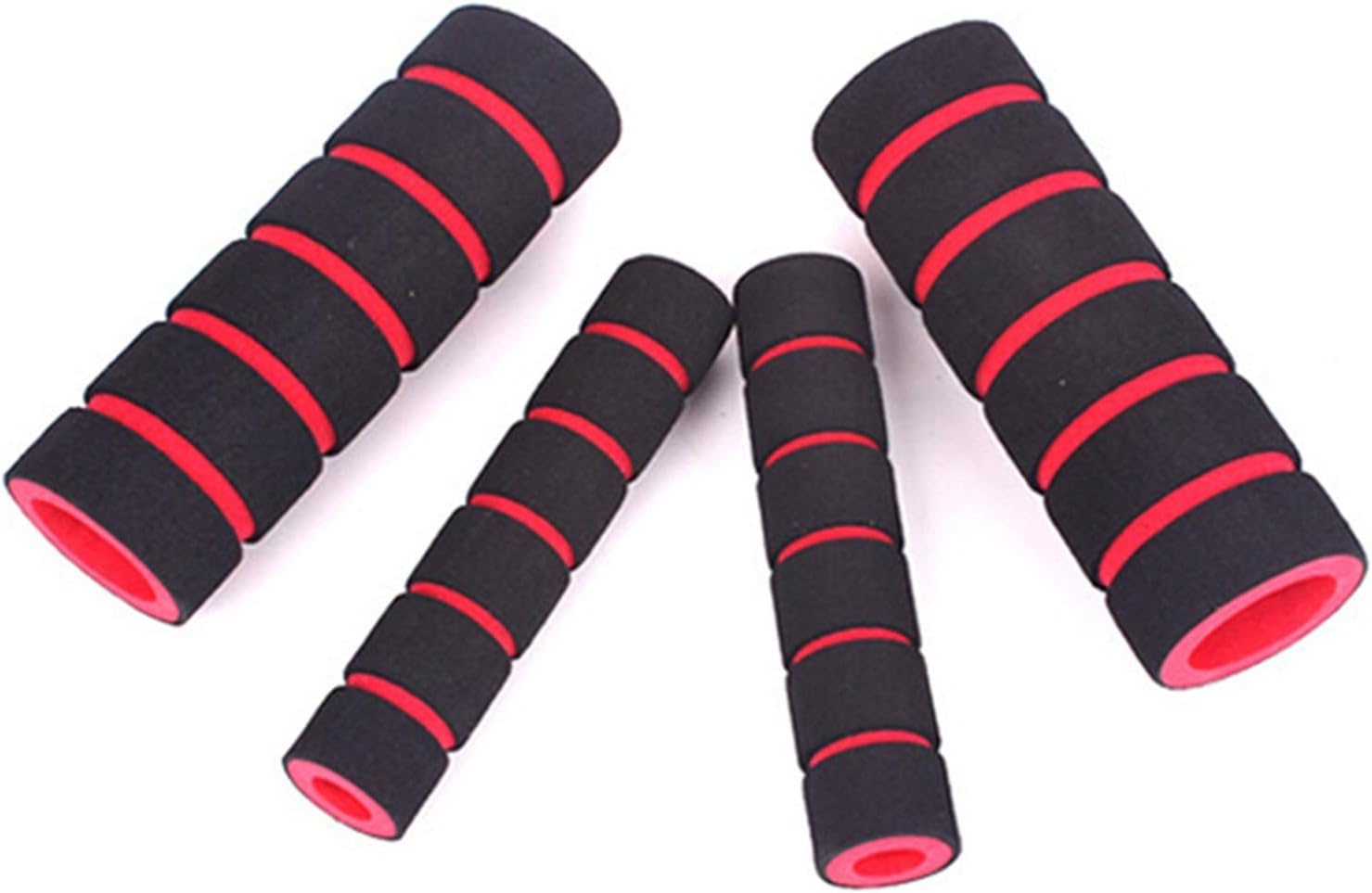 Cycling Bike Handlebar Tape Road Bike Foam Grip Bike Tape，Bike Handlebar Grips Bicycle Grips，Bike Cycle Handlebar Grips，Handlebar 4pcs/Set Universal Grip Comfort Sponge Foam Handle Bar Motorcycle Scoo
