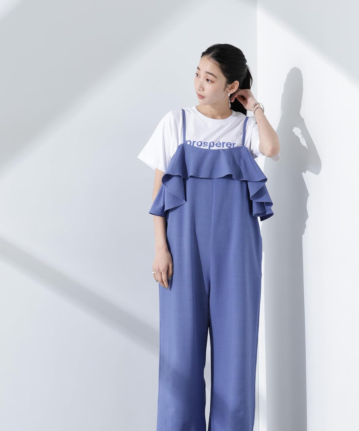 Amazon.co.jp: [ナノ・ユニバース] 2way オフショルダー フリル