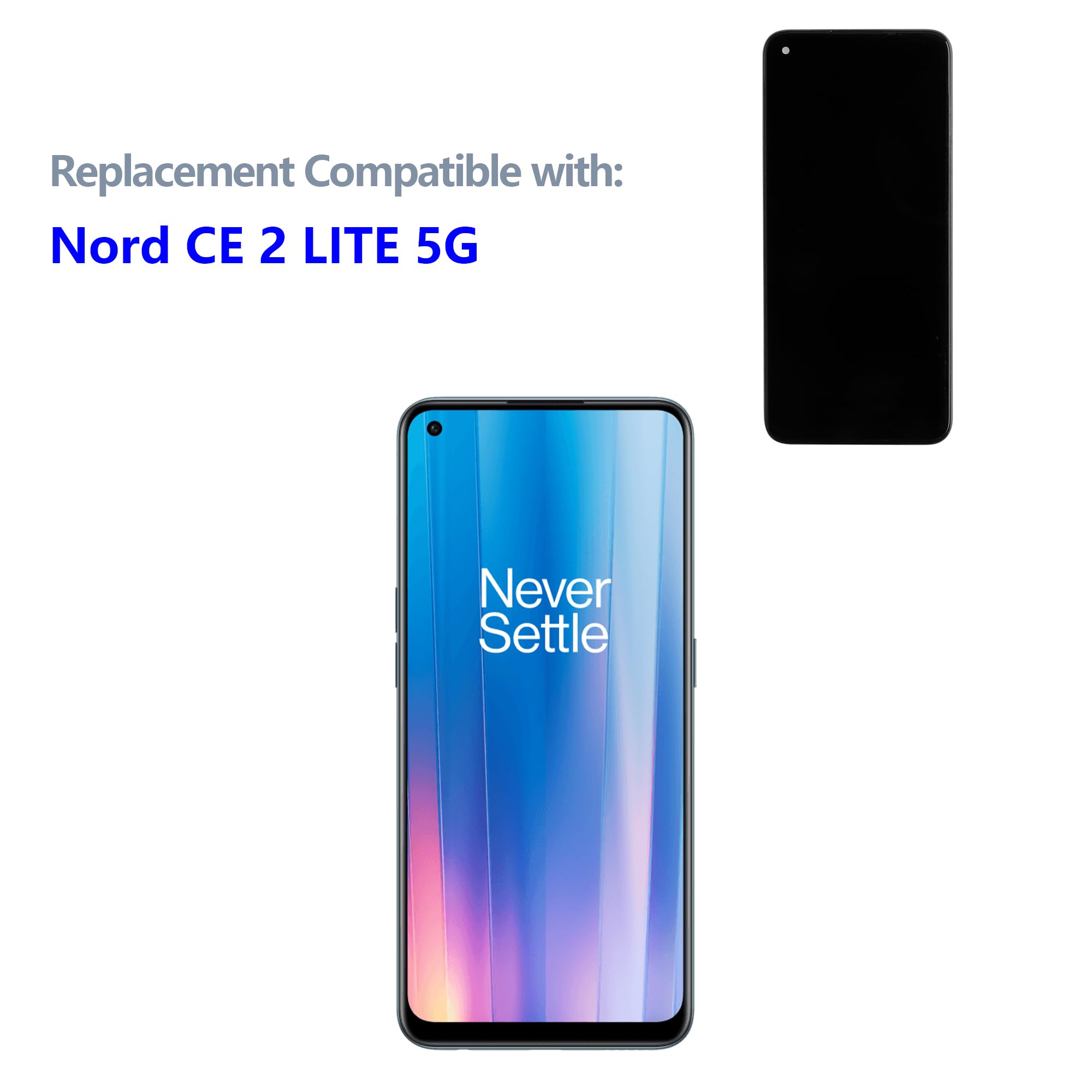 u OEM LCD Display Touch Screen For OnePlus Nord CE 2 Lite 5G CPH2381 CPH2409 | UK