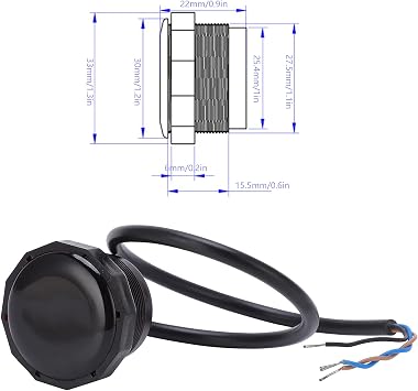 XKC-KD200-V Infrared Sensor,Photoelectric Switch DC5-24V Sensor Adjustable Detect Sensor Smart Sensor Infrared Detection Sensor for Security Alarms Sensor Lights