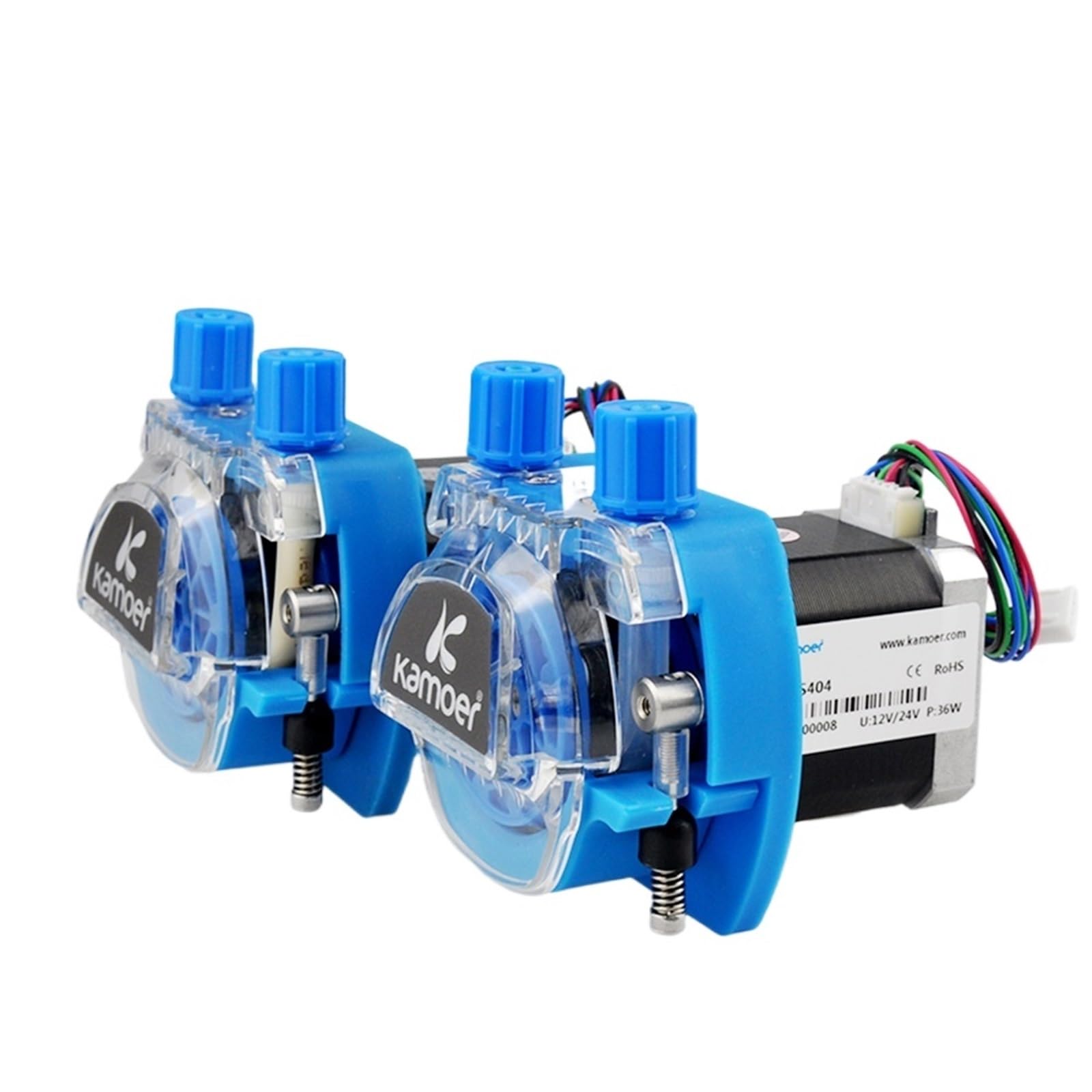 1 x pompa perystaltyczna mikro 12 V, cicha pompa samozasysająca, mała wysokociśnieniowa pompa obiegowa, automatyczna pompa niskociśnieniowa (B16-24V-3 rolki)