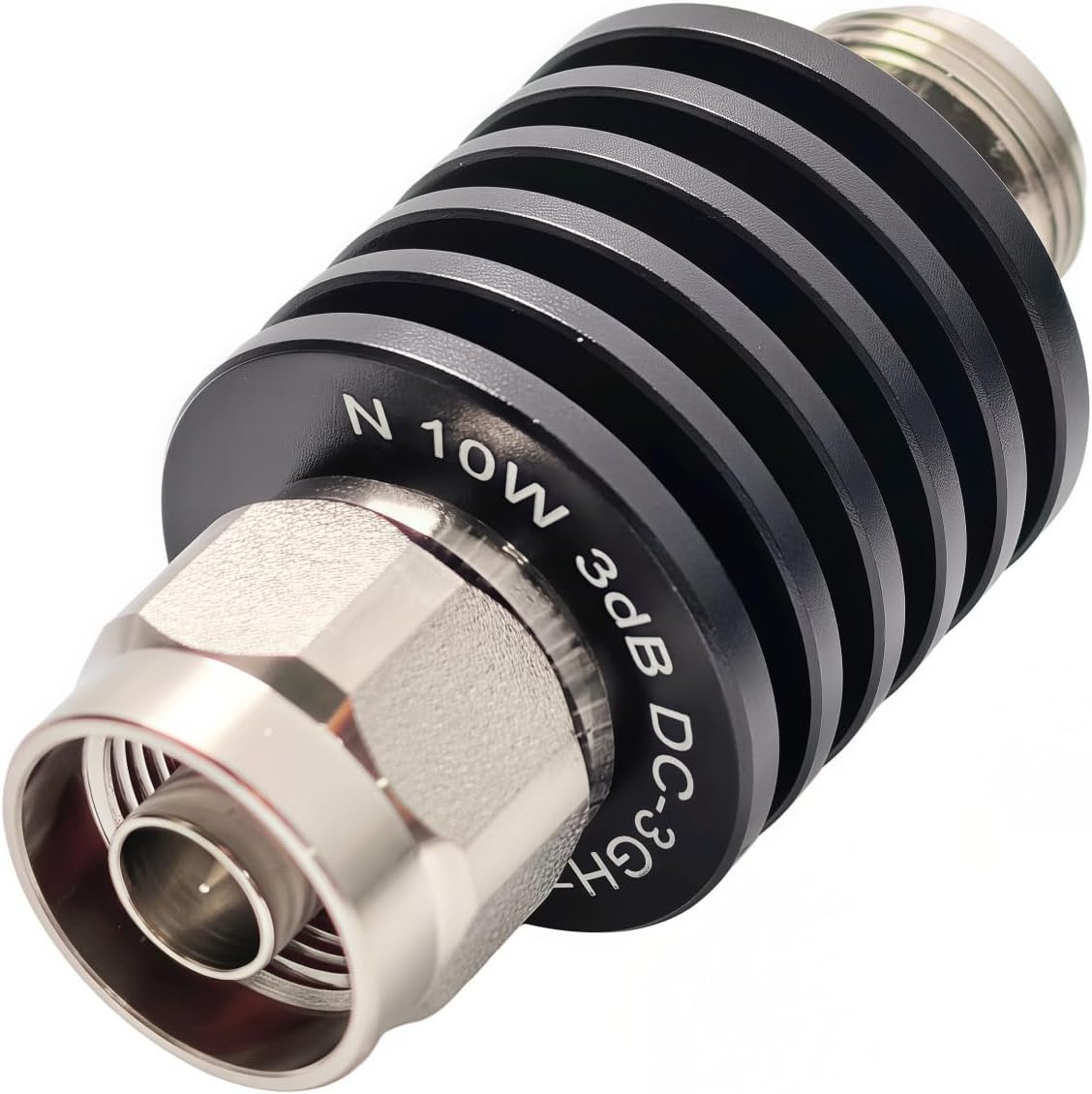 BECEN 3dB 10 Watt N Type Fixed Attenuator - 10W 3Ghz N Connector RF Attenuator 50Ohm