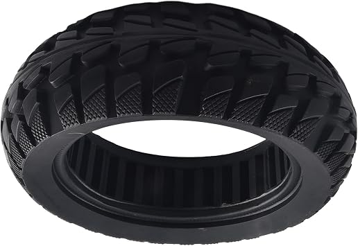 10 Inch Solid Rubber Tyre 10x2.70-6.5 70/65-6.5 for Electric Scooters and Balance Cars, Black