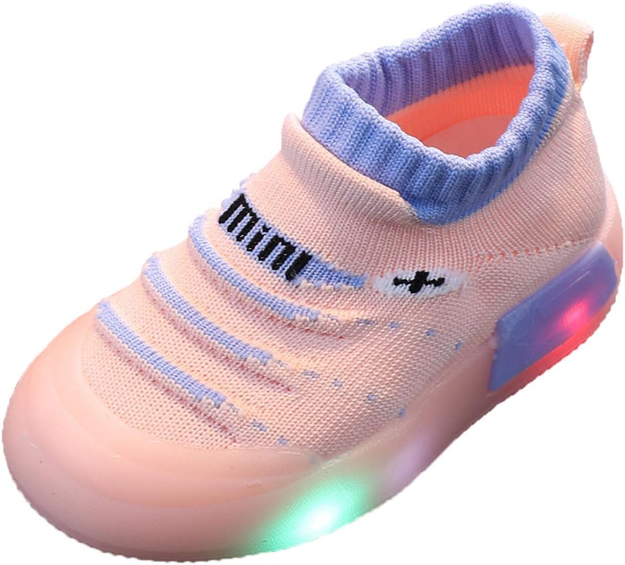 Baby Girls Boys Led Light Luminous Trainers Children Flashing Socks Shoes Kids Sport Sneakers Sports Running Shoes Mesh Sneakers Lightweight Outdoor Trekking Slip On Casual Shoes Walking Shoes : Clothing, Shoes & Jewelry