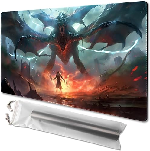 Miniatura 205 de MTG - Tapete de juego de 24 x 14 pulgadas, bolsas de almacenamiento con parte trasera antideslizante, ideal para entusiastas de los juegos de sin