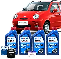Kit Troca de Oleo 10w40 e Filtro Chery QQ 1.1 16v 2011 até 2015