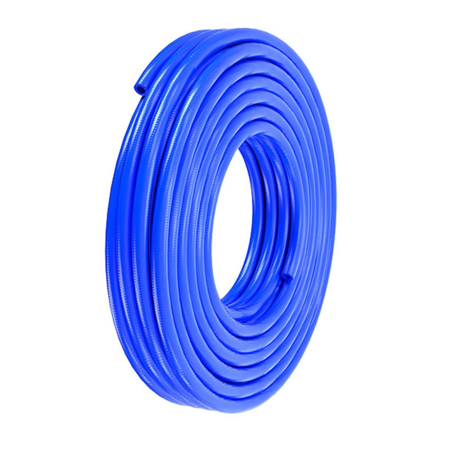 Amagogo Tuyau de Pompe à Air Polyuréthane Renforcé Pneumatique Anti Usure Huile Flexible Haute Pression Convient Compresseur, Bleu, style to 5