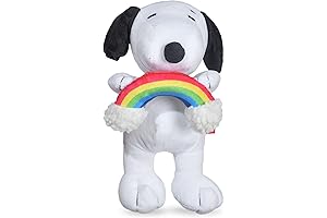 Peanuts: Love 6” Snoopy Rainbow Squeaker Pet Toy