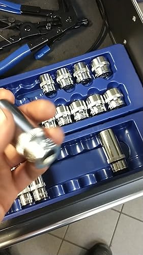 US Pro bitset, zeskant, inbus-, torx-, ster-, binnenzeskant-dopsleutels, 3/8-1/2 inch Dr. B1486