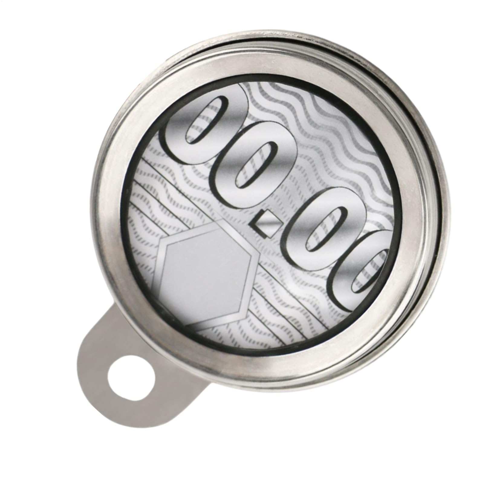 Genérico Motorcycle Tax Disc Holder, Aluminum Alloy with Waterproof Seal, Includes Hex Key, Compatible with Scooters and Motorcycles