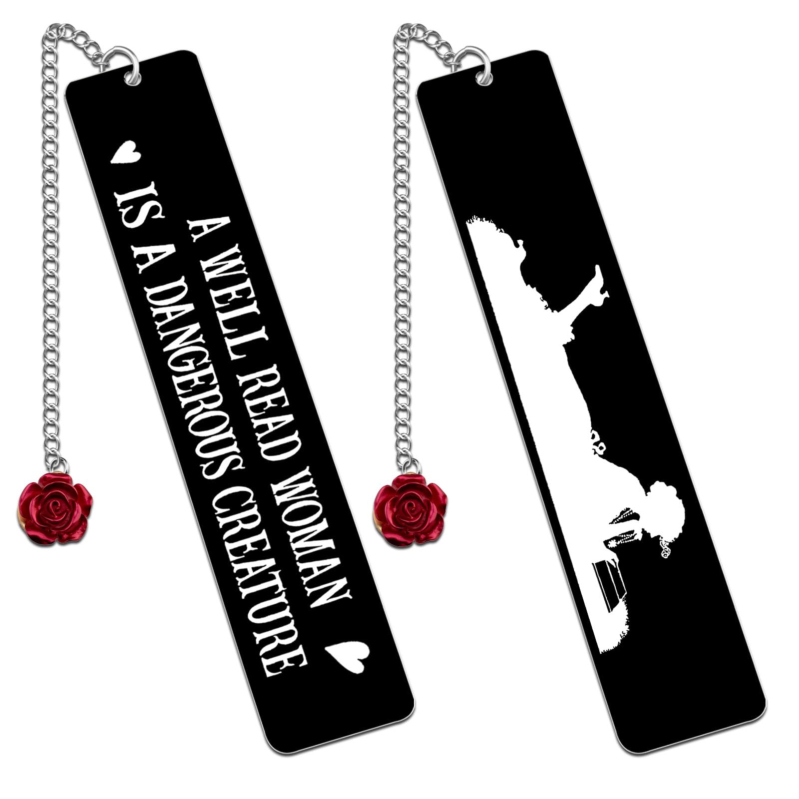 Funny Bookmarks for Women Dark Romance Bookmarks for Books Lovers Metal Bookmark Book Markers for Reading Book Marks for Reading Woman Readings