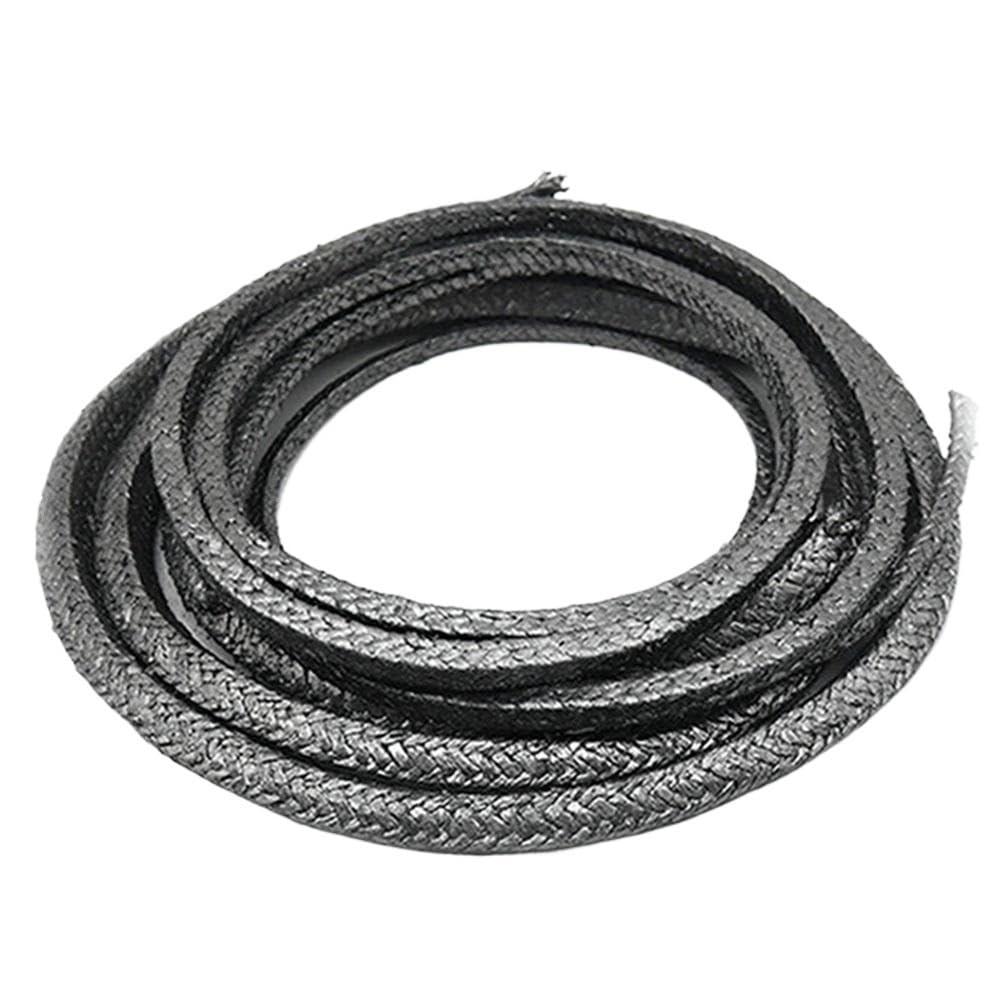 Graphit-Geflechtdichtung 3 x 3 mm/20 x 20 mm, Flexibles Graphit-Kompressionsdichtungsseil L 1 Meter 1 Stück(3x3mm)