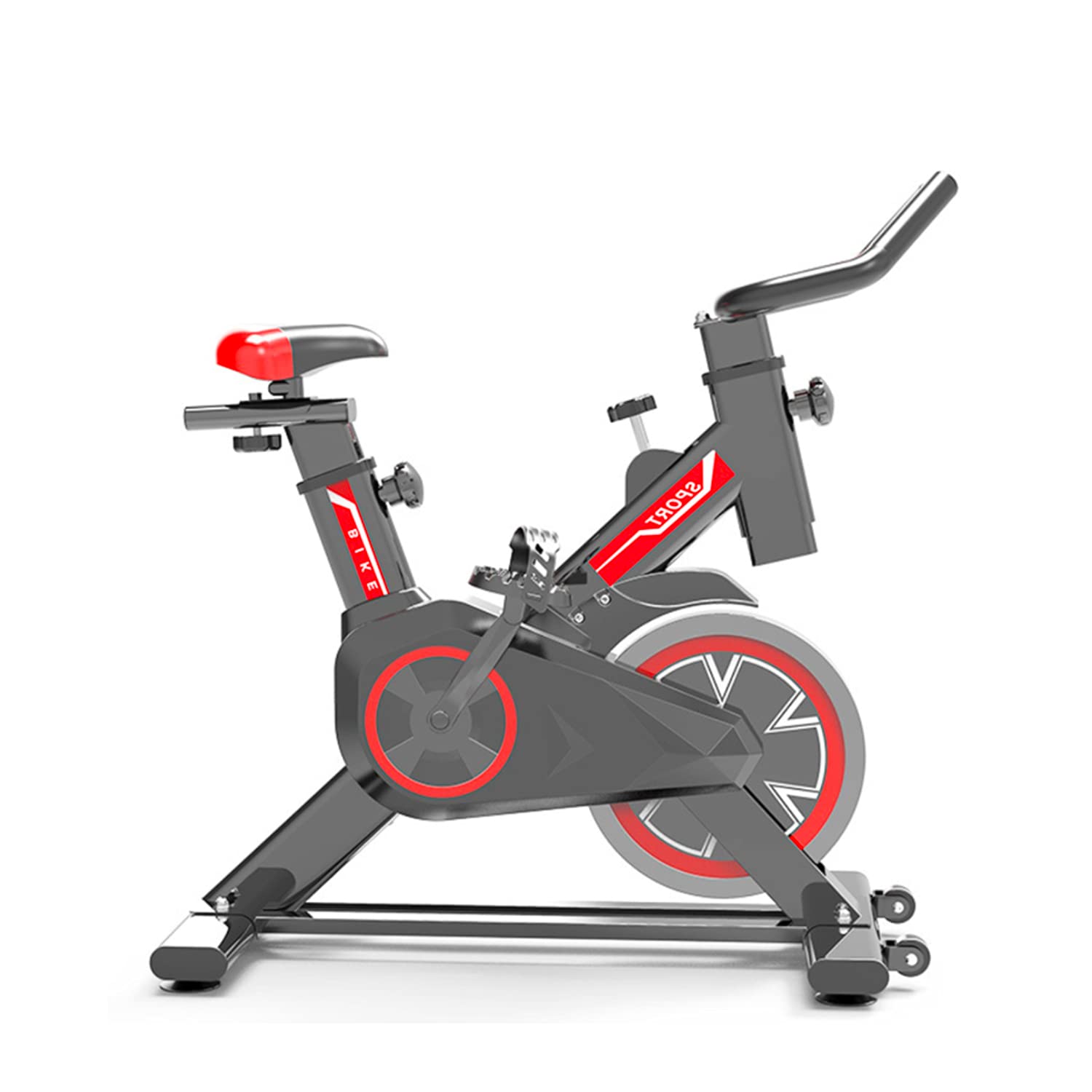 COOLBABYIndoor Cycling Bike, Exercise Bikes Magnetic Resistance Stationary Belt Drive Bike for Home Cardio Workout