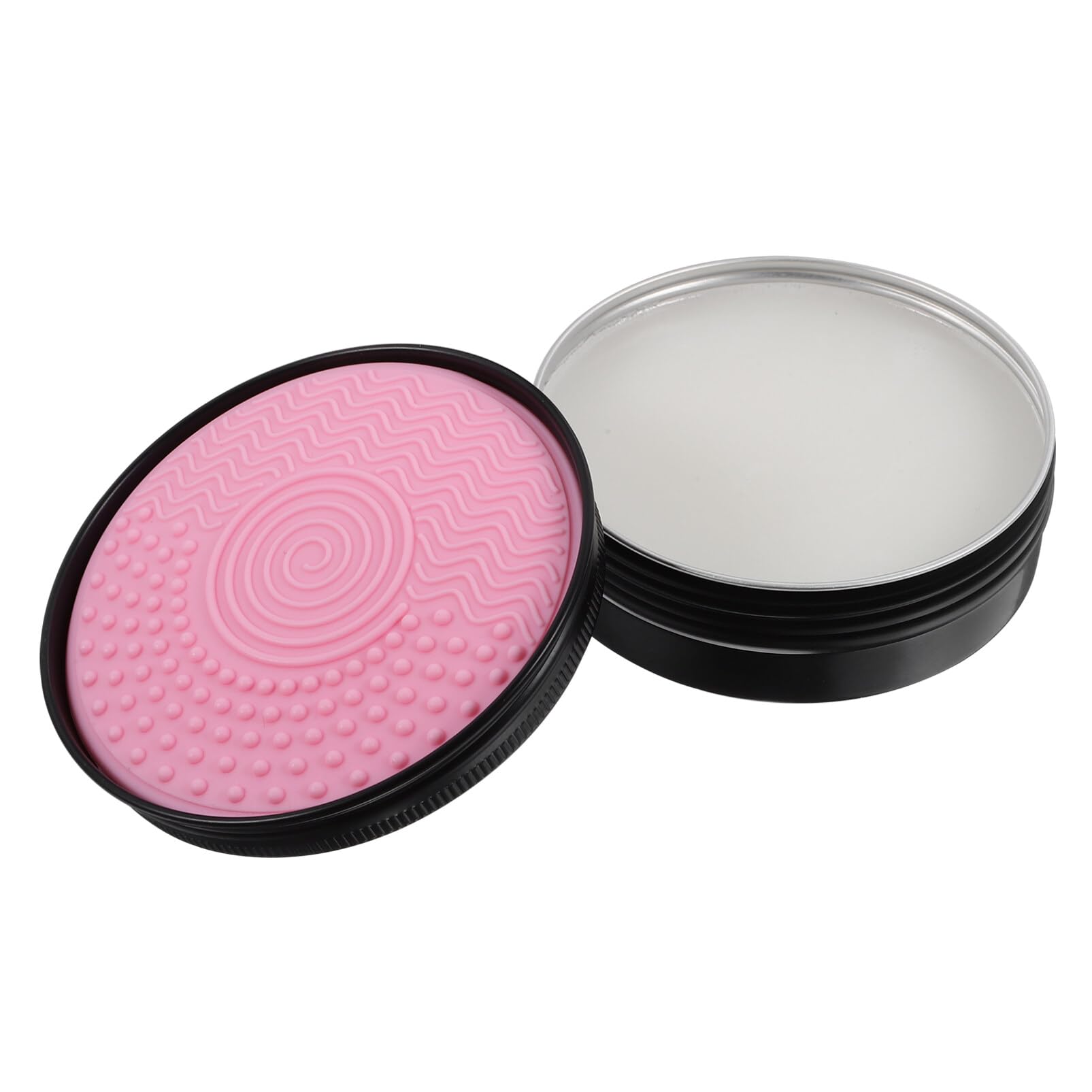 Limpiador de brochas de maquillaje, cuenco de limpieza con jabón, brochas cosméticas, organizador de herramientas de limpieza para mujeres y niñas, color