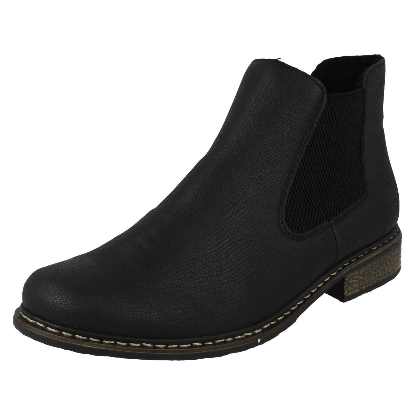 Rieker Z4994-00, Women’s Chelsea Boots, Black (Schwarz/Schwarz 00), 9 UK (43 EU)