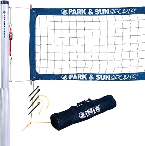 Park & Sun Sports Tournament 4000 Sistema de red profesional permanente para voleibol al aire libre