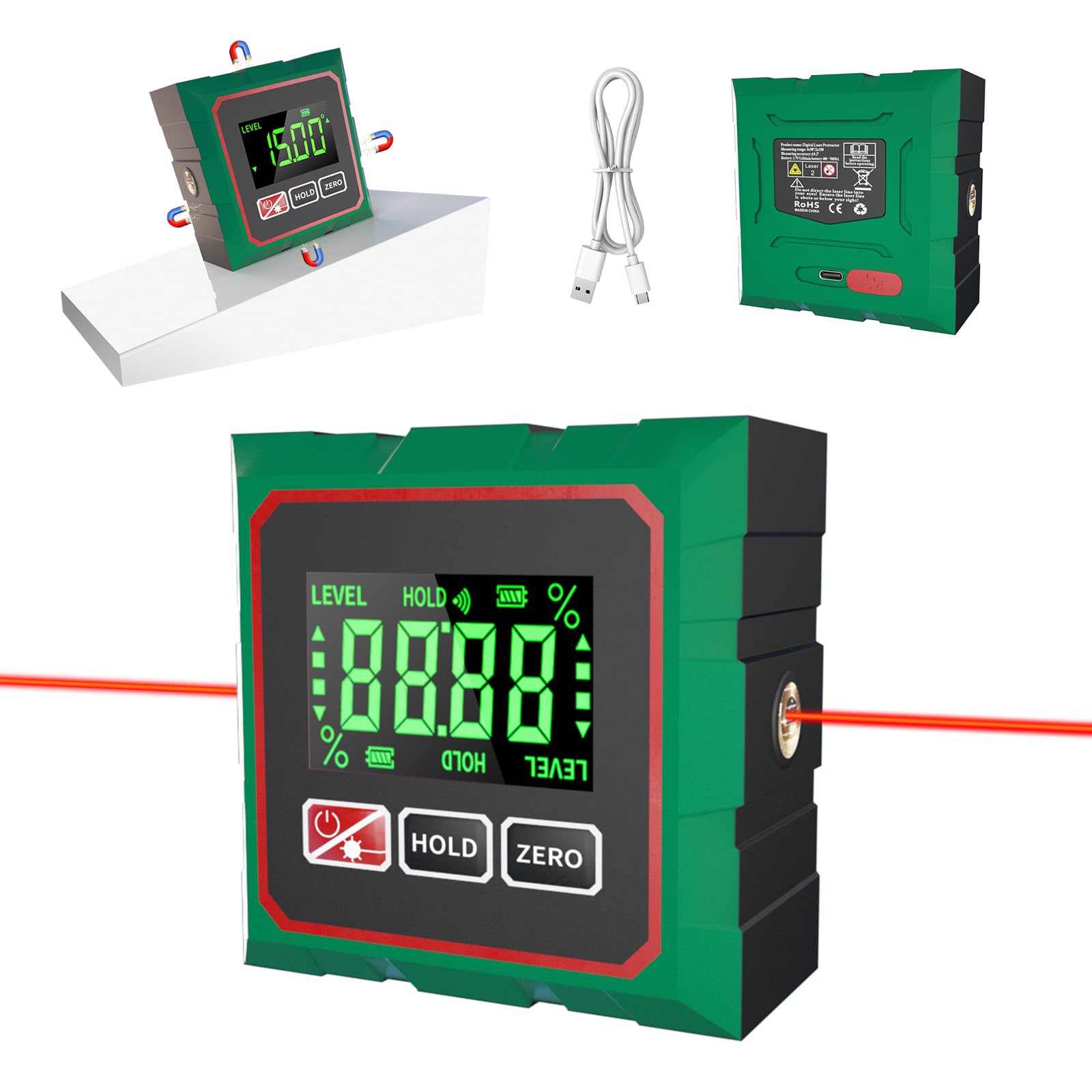 Photo 1 of Ciomexiy Digital Angle Finder with Laser