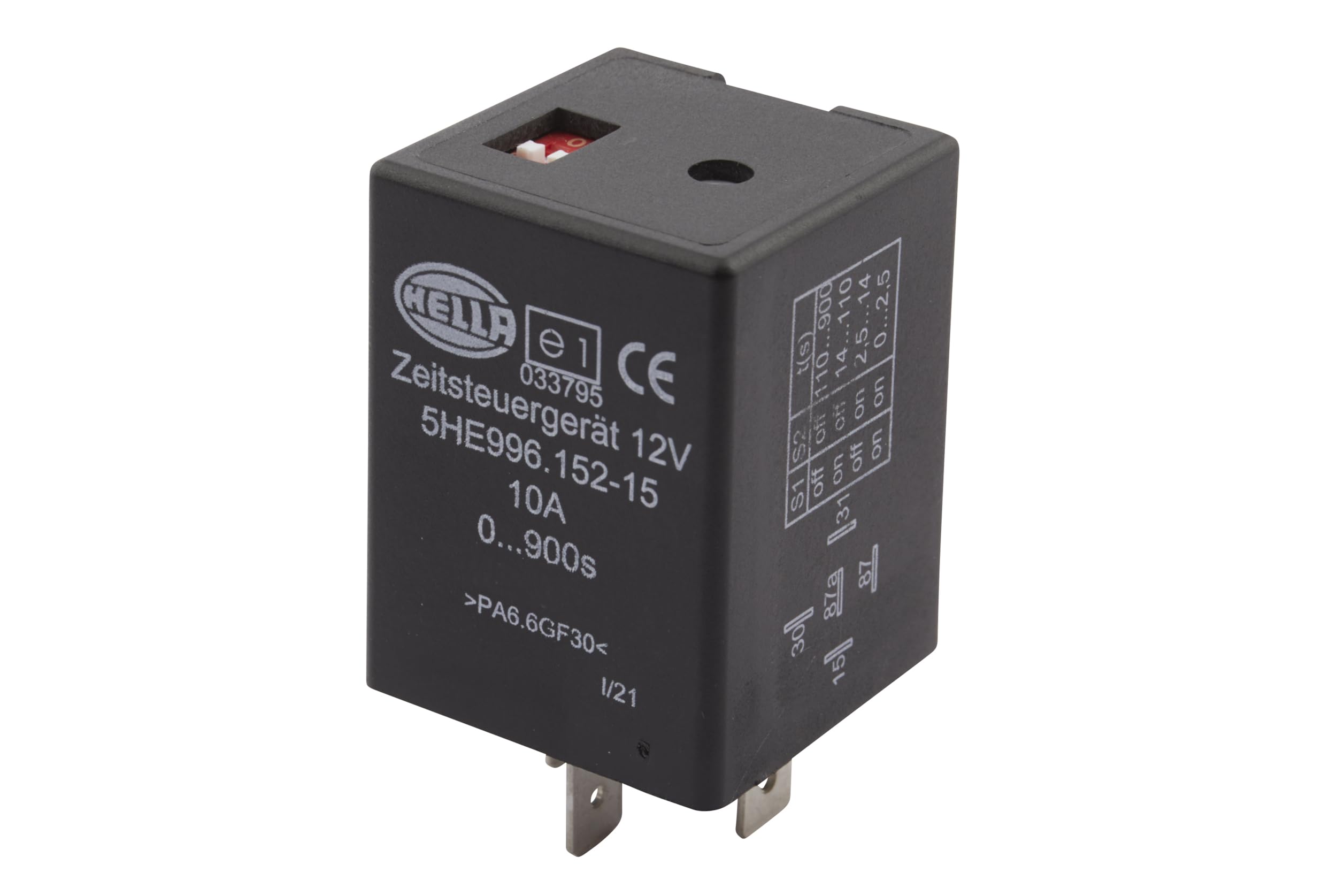 996152151 12 Volt 5 Pin 0-900s Delay On Time Control Unit, Multi