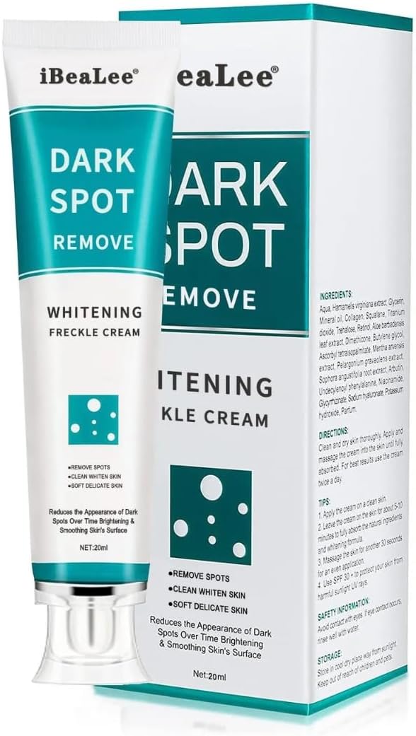 NIKITA.VIVIDark Spot Remover Whitening Freckle Cream | Dark Spot Correcting Glow Serum | Dark Spot Corrector Cream For Dark Spots, Clean Smooth Skin, Soft Delicate Skin