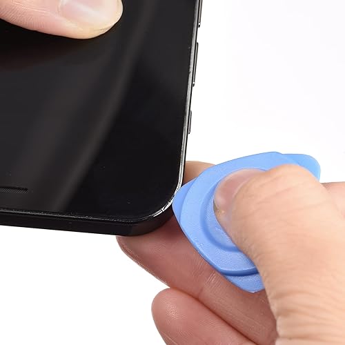 Miniatura 5 de MECCANIXITY Herramientas de apertura de palanca para teléfono, 10 unidades, color azul claro, 0.106in de grosor, para teléfono celular, PC, tableta,