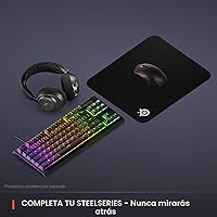 Vista 7 de SteelSeries QcK Alfombrilla de ratón para juegos mediana — Negro — Base de goma de silicona antideslizante — Seguimiento y estabilidad máximos