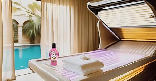 Miniatura 5 de European Gold Flash Black 2000X Loción bronceadora para interiores con bronceadores DHA de liberación prolongada, 12 onzas