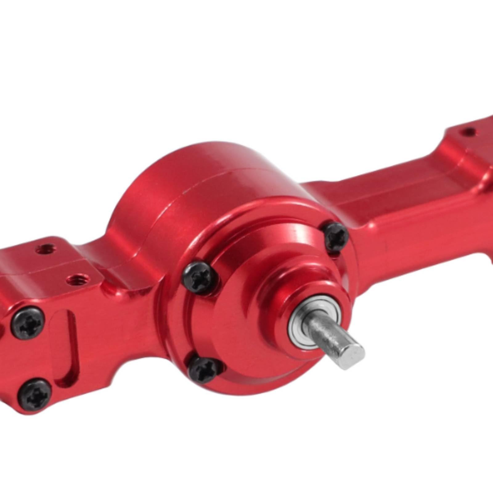 Metallische Hochachse für RC Crawler Fahrzeug Brückenkomponente Ersatzteil mit Aluminiumgehäuse Und Stahlzahnrädern für Mehr Bodenfreiheit für Hobby Modellbau, color to 4