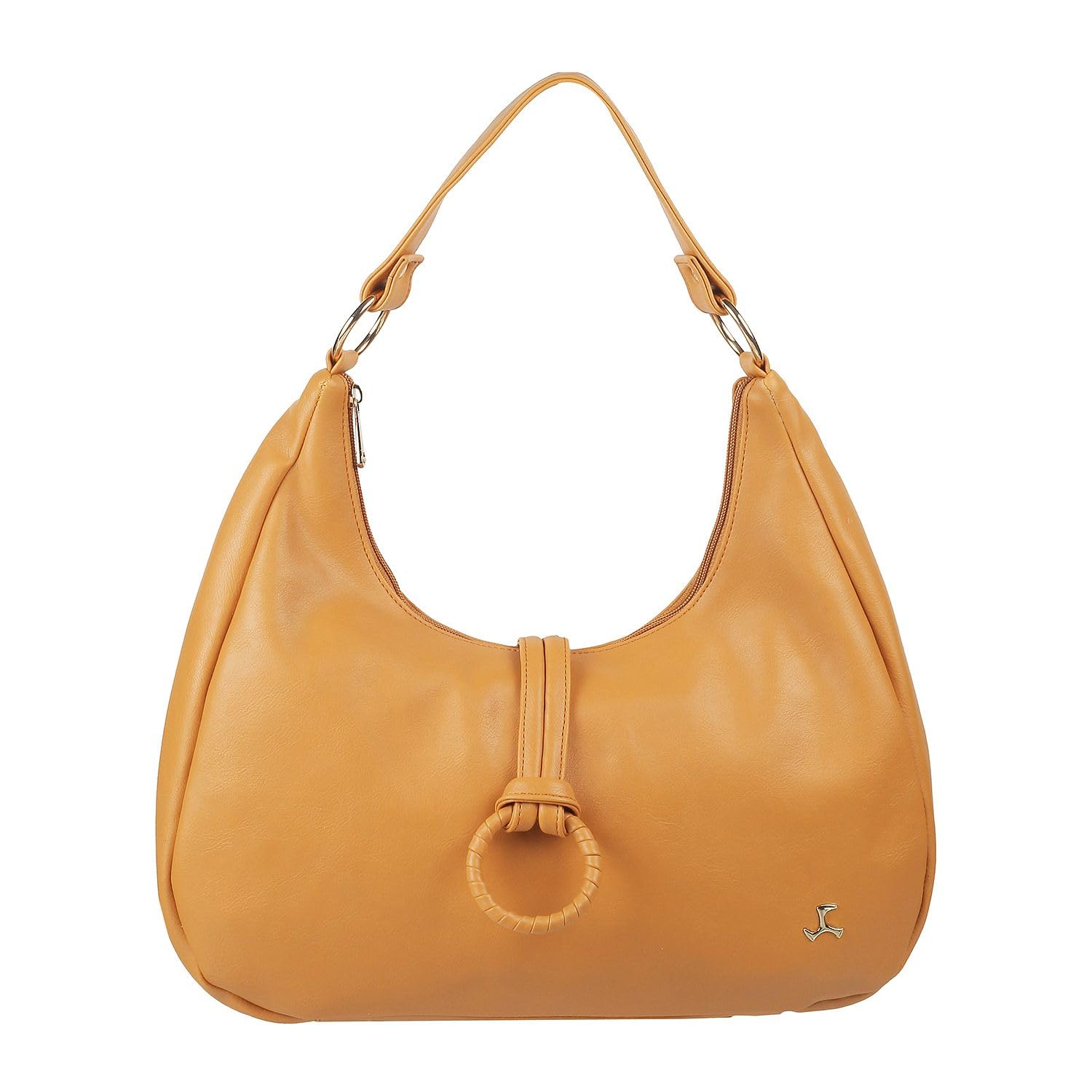 Mochi Yellow Faux Leather Premium Zipper Casual Hobo Bag For Women (B0CGXH3G5V) Amazon Price History, Amazon Price Tracker