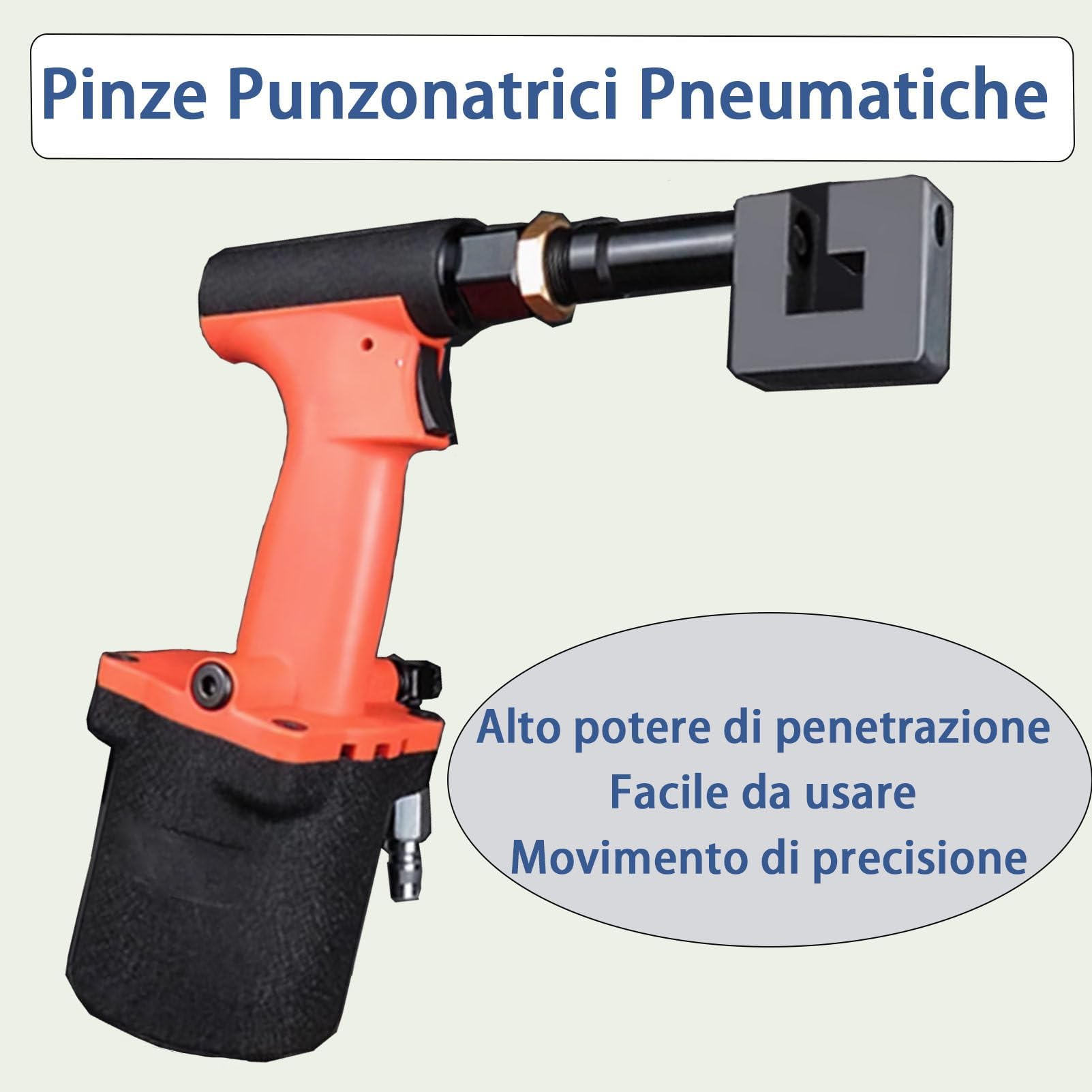 Przemysłowy pneumatyczny dziurkacz do metalu, narzędzie wykrawania otworów 8.0mm