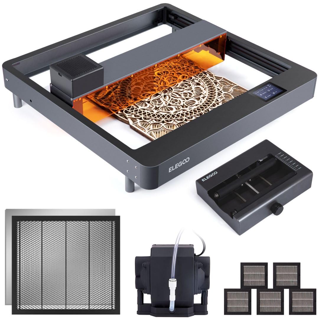 Amazon.com: ELEGOO PHECDA 10000mW Laser Engraver & Cutter with Air 