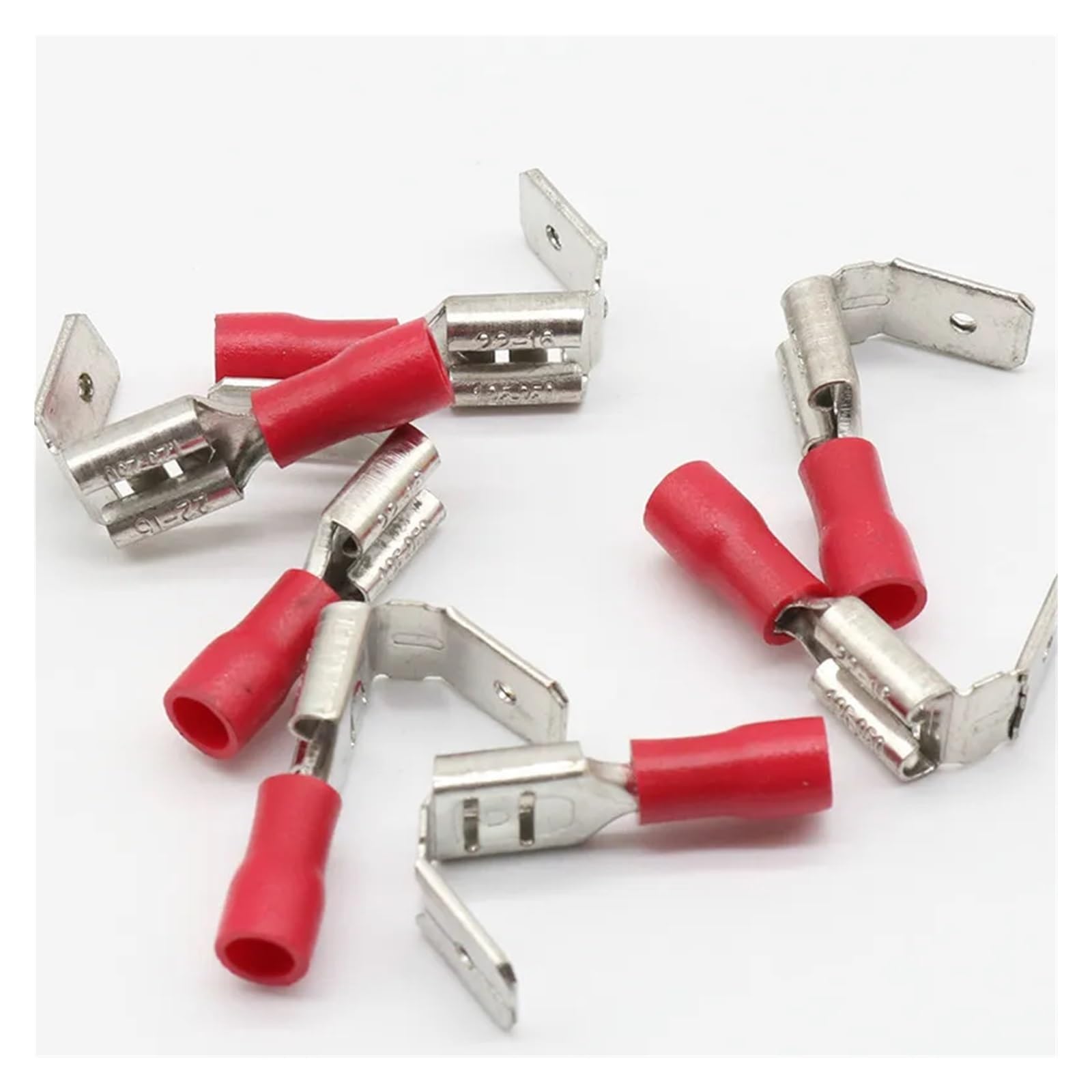 20x Crimping Connectors Piggyback Female Spade Connector Terminals Brass