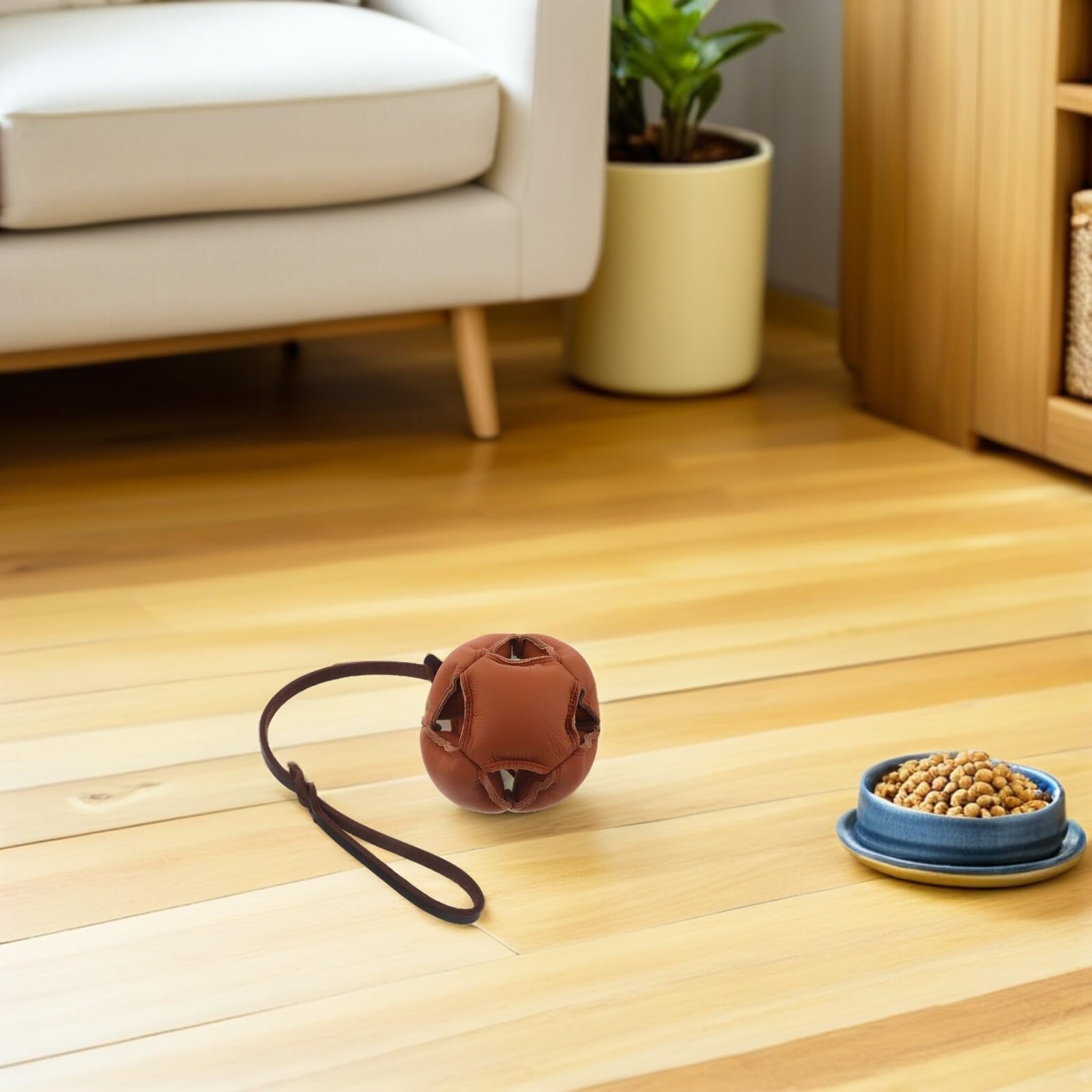 TOYANDONA Jouet de Dressage Balle à Mâcher pour Chien Jouet Interactif pour Chiots et Chiens de Petite et Moyenne Balle de Dentition Résistante aux Morsures
