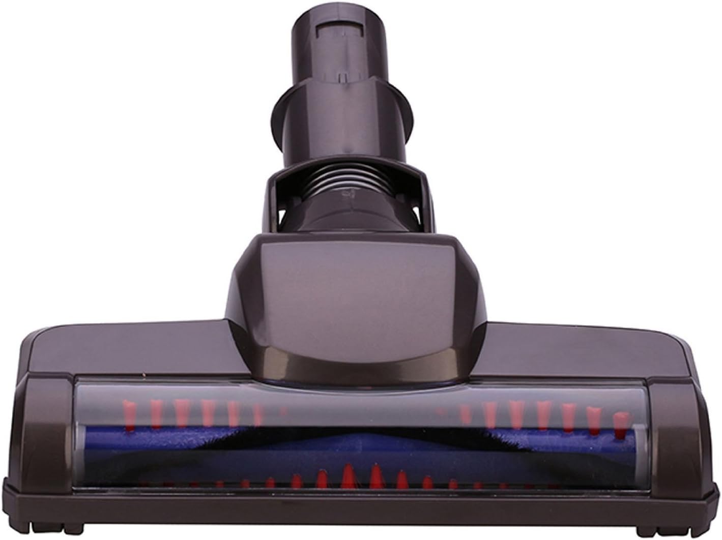 Handheld Motorized Swivel Head Turbo Brush for Dyson DC35 ONLY, Silver, Plastic Body, Rotating Carbon Fiber Bristles, Vacuum Cleaner Brush