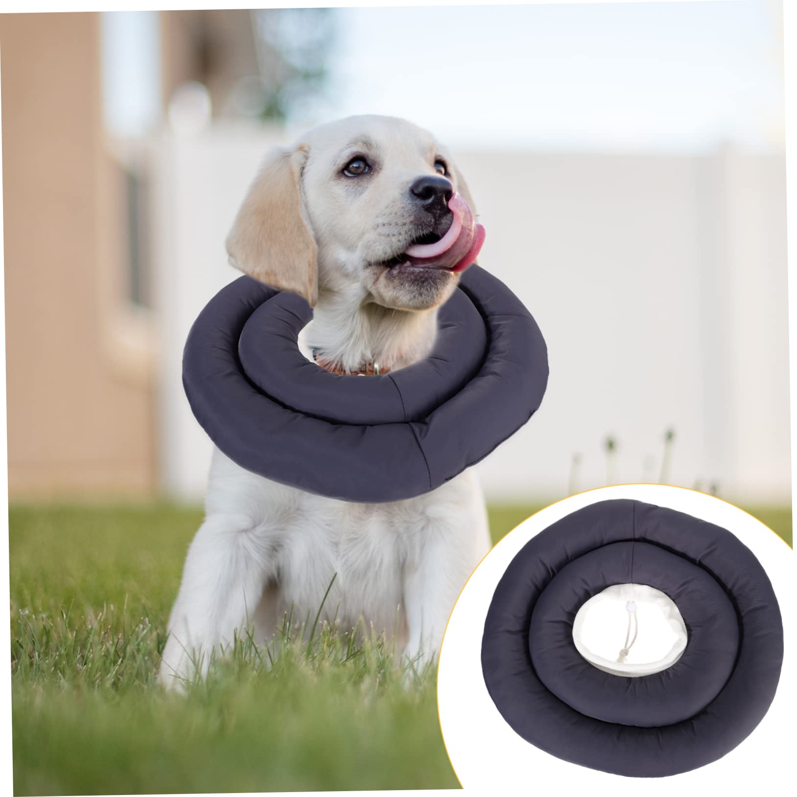 POPETPOP Collar Elástico para Mascotas (2 Unidades) Cono De Gato Material Talla L
