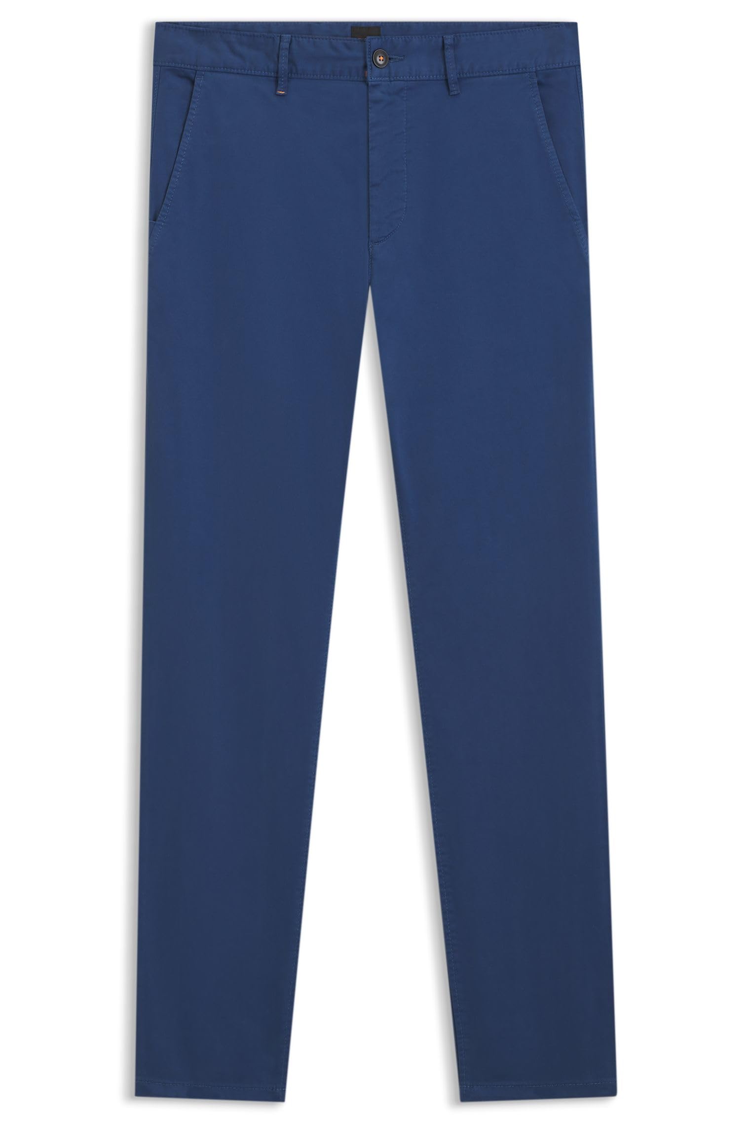 BOSS Mens Chino Slim Slim-fit Overdyed Stretch Satin Trousers