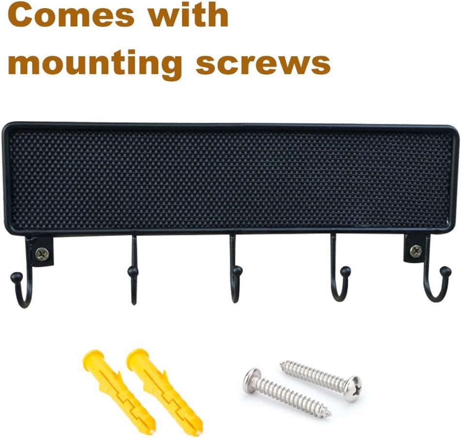 Wall Hook Key Holder Door Clothes Hanging Clothes Home Storage with Screws