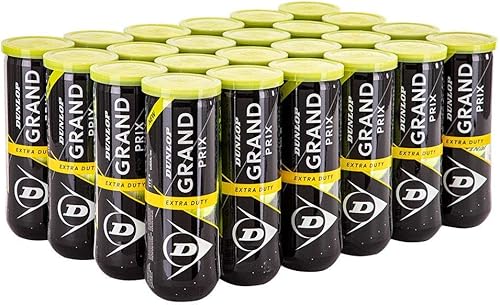 Miniatura 3 de DUNLOP Grand Prix - Pelotas de tenis para cancha dura extra resistente, 3 latas (4 latas)