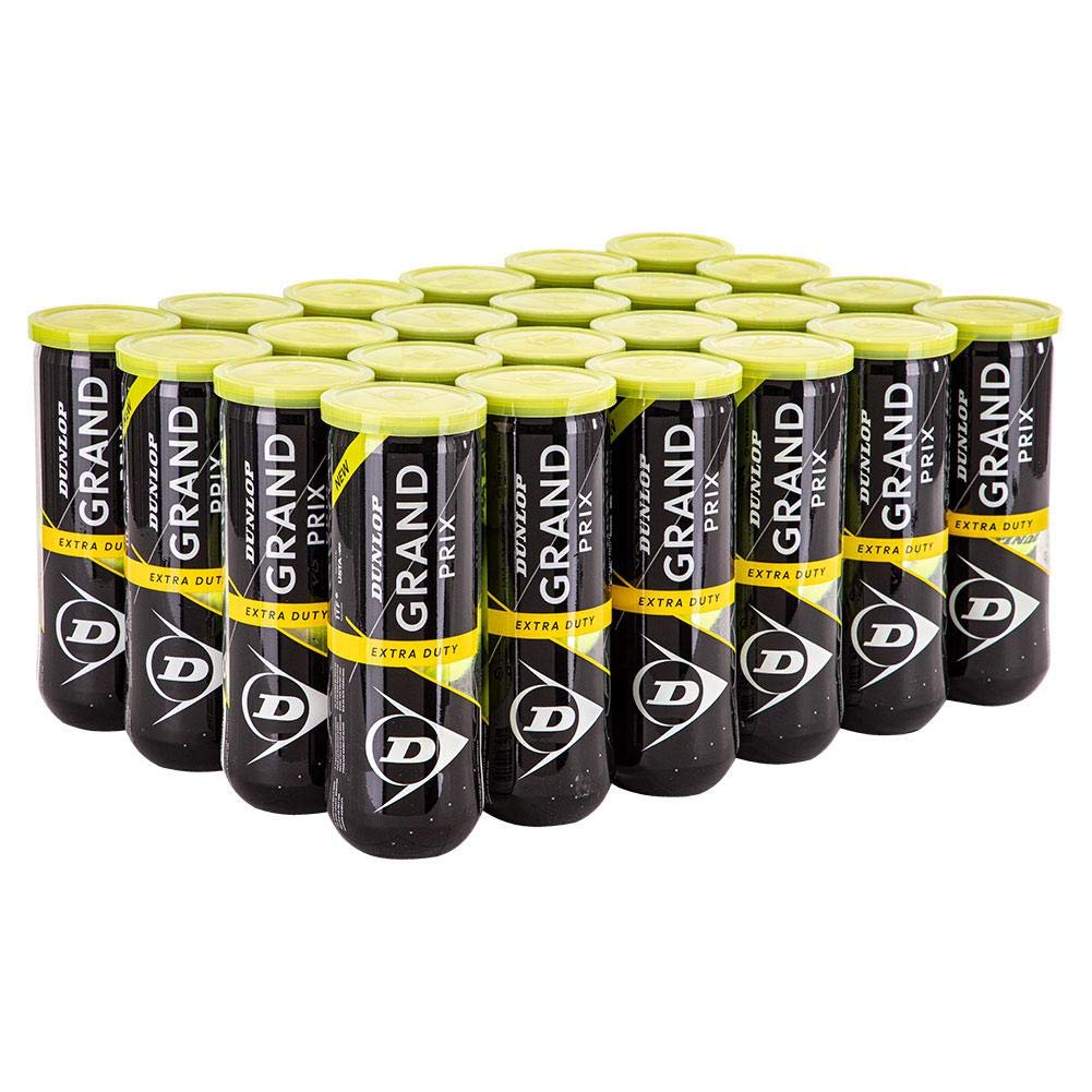 DUNLOP Grand Prix Extra Duty Hartplatz-Tennisbälle – 3 Balldosen in Multipacks (2–24 Dosen erhältlich)