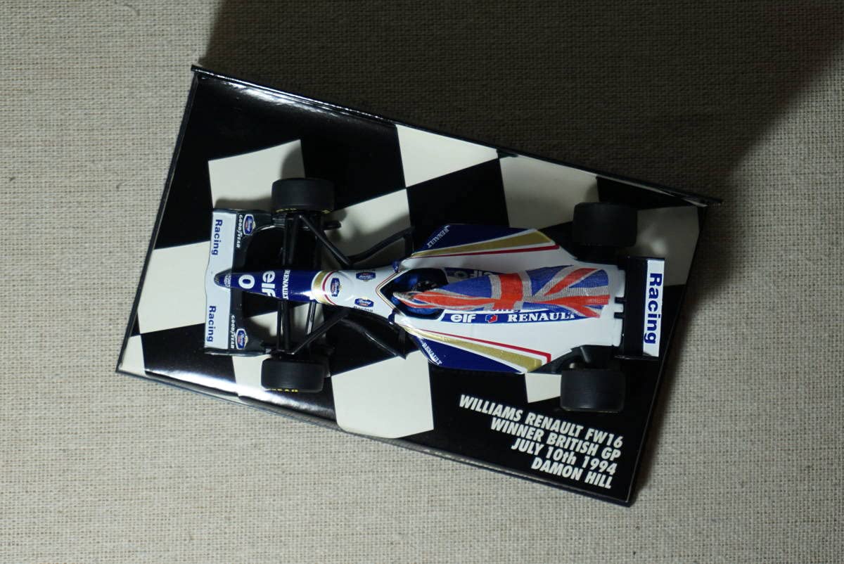Amazon | 1/43 ヒル イギリス 優勝 MINICHAMPS Williams FW16#0 Hill