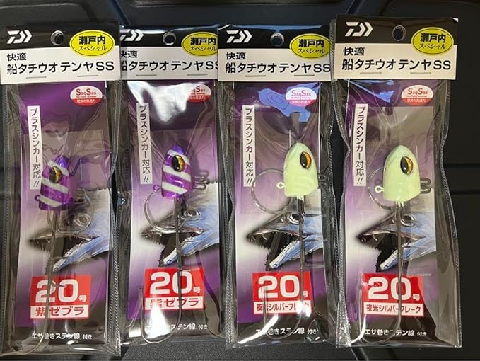 Amazon.co.jp: 快適船タチウオテンヤ SS 4個セット 20号 : スポーツ