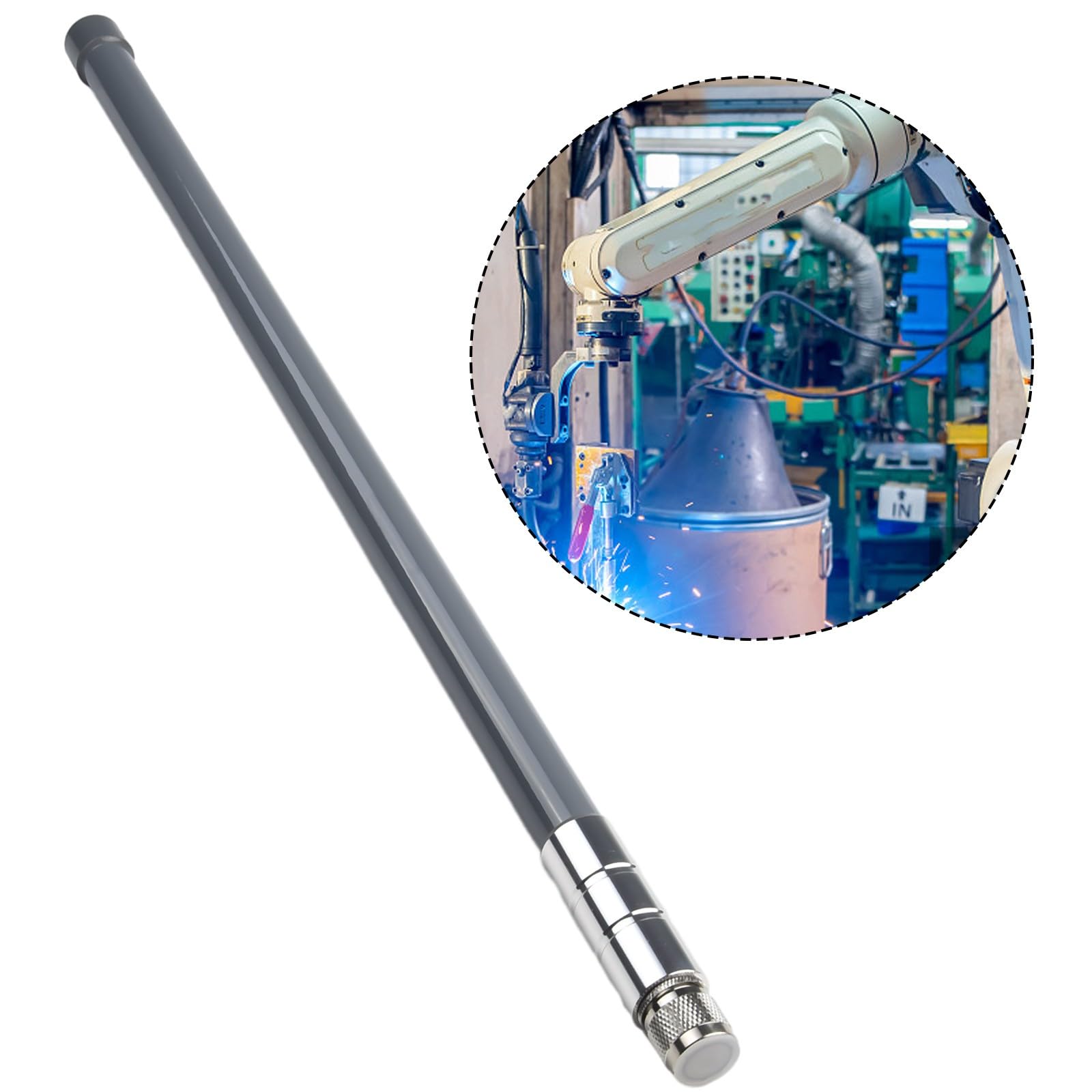 STARF 12dBi 868MHz 915MHz optimierte Helium LoRa Antenne für den Außenbereich, omnidirektionale Fiberglas-Antenne mit N-Stecker, 55 cm