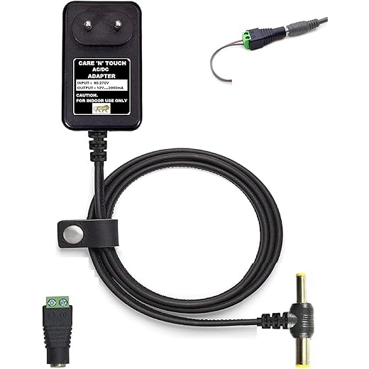 CARE N TOUCH 12V Power Cord 1.2m